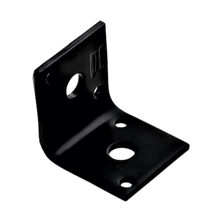 National Hardware National Hardware 1.65 in. H X 1.5 in. W X 0.125 in. D Black Carbon Steel Inside/Outside Corner Brac N351-482
